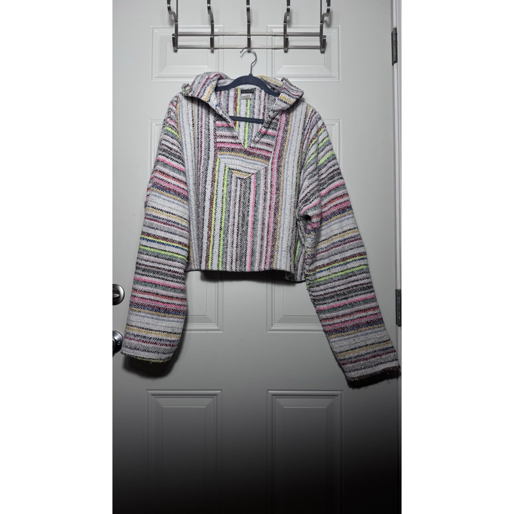 Vtg Earthbound Trading Co. Molina Baja Hoodie Mexico Size XL Long Sleeves - Picture 3 of 10
